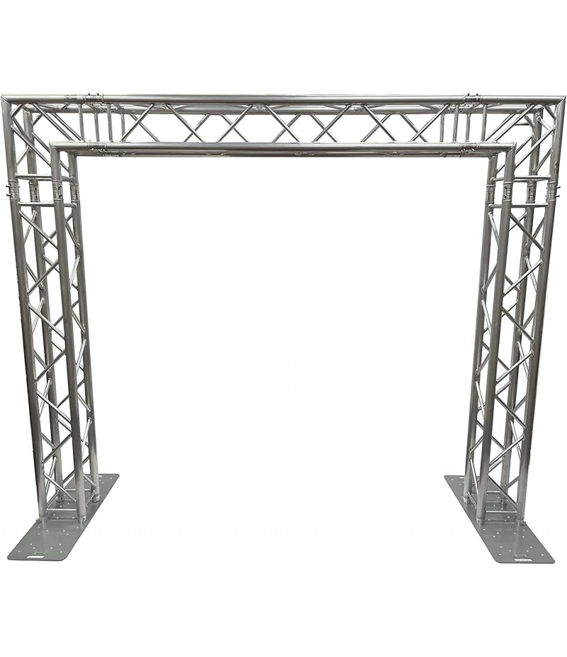 Truss Event Rental - Aluminum 10 ft. Width Goal Post Arch Truss for Lighting System 8.2 Foot height